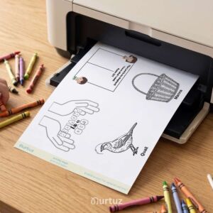 Creative Seed - Bread from Heaven Exodus 16 printable mini-book activity for kids by Nurtuz